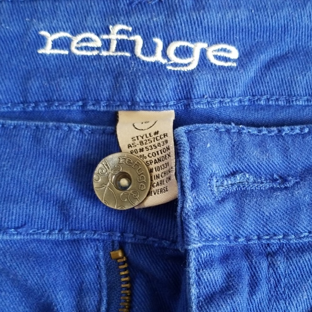 SALE 😍 4/$15 Refuge Bright Blue Shorts Sz 10 - Picture 2 of 4